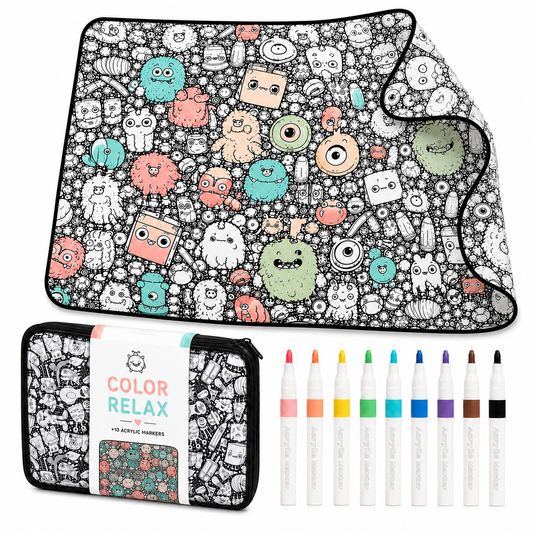 Relaxing Coloring Blanket