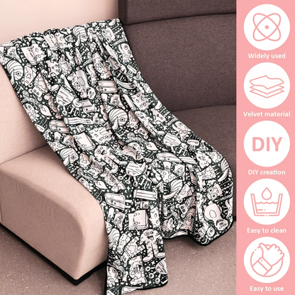 Relaxing Coloring Blanket